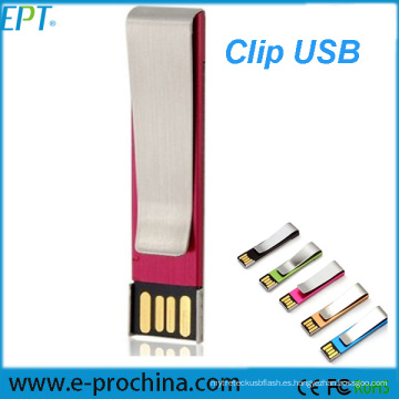 Memoria USB personalizada Clip Stick Stick USB Flash Drive (ED143)